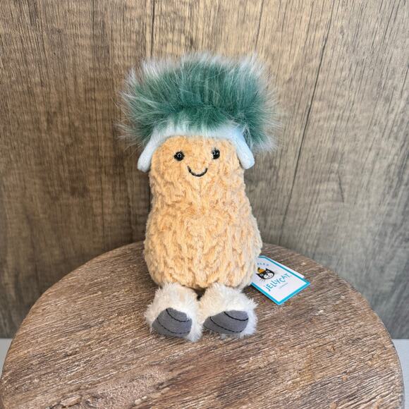Jellycat Peanut NEW!  FAST SHIP Jellycat Amuseables Peanut Apres Ski Christmas - Picture 2 of 8